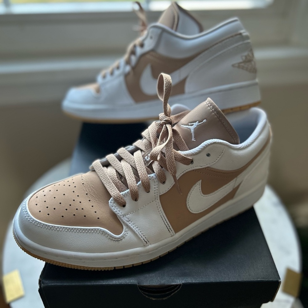 Nike Air Jordan 1 Low White/Hemp